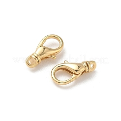Brass Lobster Claw Clasps&nbsp;KK-F845-13G-A01