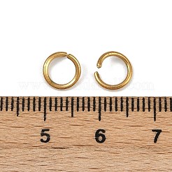 304 Stainless Steel Open Jump Rings&nbsp;X-STAS-Z137-01G-06