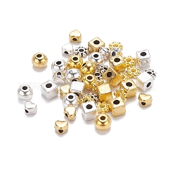 400Pcs 4 Style Tibetan Style Alloy Beads Set&nbsp;TIBE-YW0001-23