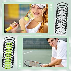 20Pcs 2 Colors Plastic Round Beaded Bracelets Set with Wax Rope&nbsp;BJEW-GF0001-11