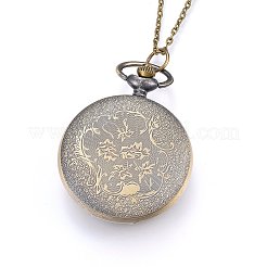 Alloy Pendant Necklace Quartz Pocket Watch&nbsp;WACH-F051-07AB