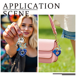 Heart with Butterfly Resin Keychains&nbsp;KEYC-TADJ0001-01E