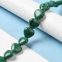Synthetic Malachite Beads Strands&nbsp;G-K335-01B