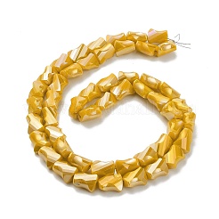 Electroplated Glass Beads Strands&nbsp;GLAA-G092-A-08