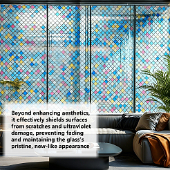PVC Self-Adhesive Glass Stickers&nbsp;DIY-WH0349-541