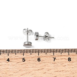 304 Stainless Steel Stud Earrings&nbsp;EJEW-L309-01A-P