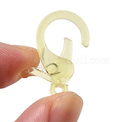 Transparent Plastic Lobster CLaw Clasps&nbsp;KY-H005-A01