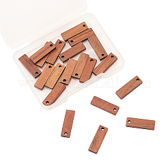 20Pcs Walnut Wood Pendants&nbsp;WOOD-CJ0001-25