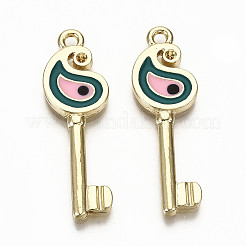 Alloy Pendant Rhinestone Settings&nbsp;LS-PALLOY-T075-39-NR