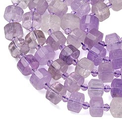 Natural Lavender Amethyst Beads Strands&nbsp;G-G453-G13-7x12mm