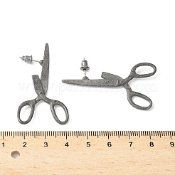 Alloy Scissor Stud Earrings for Unisex&nbsp;EJEW-V006-07
