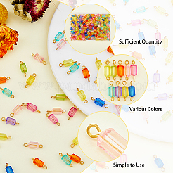 300Pcs Transparent Acrylic Connector Charms&nbsp;FIND-DC0001-73