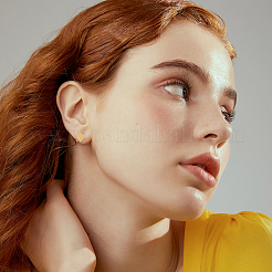 10Pcs 5 Colors 304 Stainless Steel Cuff Earrings&nbsp;EJEW-HS0001-43C