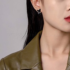 Alloy Cartoon Dog Front Back Stud Earrings&nbsp;JE913A