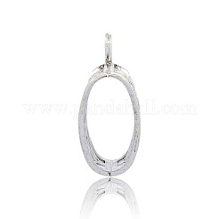 Scarf Pendant Making Tibetan Style Alloy Tube Bails&nbsp;PALLOY-J080-01AS
