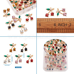 Alloy Rhinestone Pendants&nbsp;ALRI-TA0001-03G