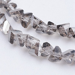 Electroplate Glass Beads Strands&nbsp;EGLA-J145-4mm-PL01