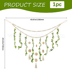 Artificial Eucalyptus Wall Hanging Decor&nbsp;AJEW-WH20067-035B