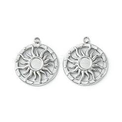 Non-Tarnish 304 Stainless Steel Pendant Cabochon Settings&nbsp;STAS-L269-055P