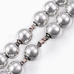 Brass Bead Chain Necklace Making&nbsp;NJEW-F151-01P