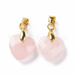 Natural Rose Quartz Pendants&nbsp;G-C023-07I