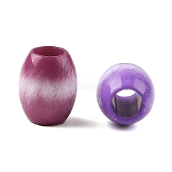 Opaque Acrylic European Beads&nbsp;OACR-Z036-04A