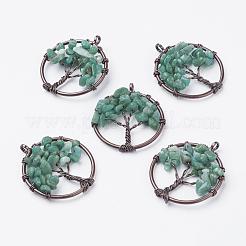 Natural Amazonite Pendants&nbsp;G-E419-10R
