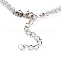 Colorful Polymer Clay Fruit Kids Beaded Necklaces&nbsp;NJEW-JN03288