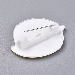 Acrylic Badges Brooch Pins&nbsp;JEWB-E676-04