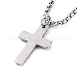 Non-Tarnish 304 Stainless Steel Double Layer Necklaces&nbsp;NJEW-M181-07P