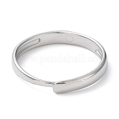 Non-Tarnish 304 Stainless Steel Hollow Wing Adjustable Rings&nbsp;RJEW-D006-13P