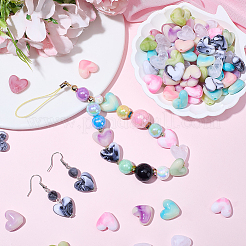 100Pcs Imitation Gemstone Acrylic Beads&nbsp;OACR-SP0002-12
