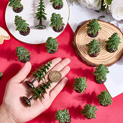 50Pcs Tree Miniature Ornaments&nbsp;AJEW-SP0003-59