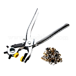 Staninless Steel 3-In-1 Grommet Eyelet Pliers Tool&nbsp;TOOL-PW0001-195P