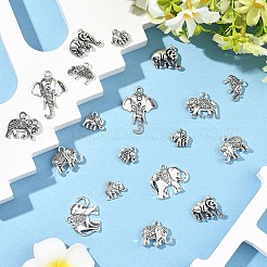 45Pcs 9 Styles Tibetan Style Alloy Pendants&nbsp;FIND-YW0011-10