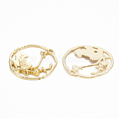 Rack Plating Alloy Pendants&nbsp;PALLOY-Q433-008-RS