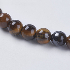 Natural Tiger Eye Beads Strands&nbsp;G-GSR6mmC014-AB