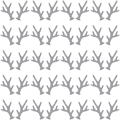 40Pcs Velvet Antler Snowman Hand Branch&nbsp;DOLL-GF0001-08C
