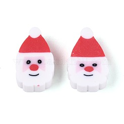 Christmas Theme Handmade Polymer Clay Beads&nbsp;CLAY-M005-11