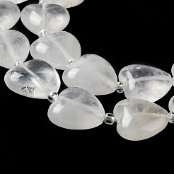 Natural Quartz Crystal Beads Strands&nbsp;G-E614-A25-01