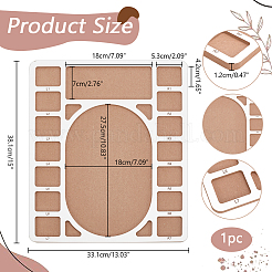 Wooden Bead Design Boards&nbsp;WOOD-WH0042-26C