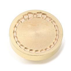 Golden Plated Wax Seal Brass Stamp Head&nbsp;LS-AJEW-C031-01E