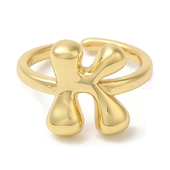 Brass Open Cuff Rings&nbsp;RJEW-U008-06K-G