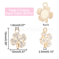 60Pcs 2 Colors Alloy Pendants&nbsp;FIND-DC0001-84