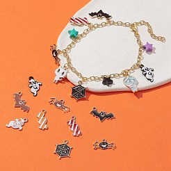 20Pcs 10 Style Alloy Enamel Pendants&nbsp;ENAM-FS0001-27