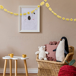 36Pcs 3 Styles Sunflower Yarn Ornament Accessories&nbsp;DIY-NB0014-87A