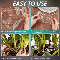 Acrylic Plant Supports&nbsp;FIND-WH0172-86A