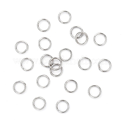 Brass Split Rings&nbsp;X-KK-E647-10P-6mm