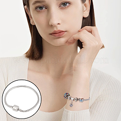 304 Stainless Steel European Style Bracelets for Jewelry Making&nbsp;STAS-PH0006-02B