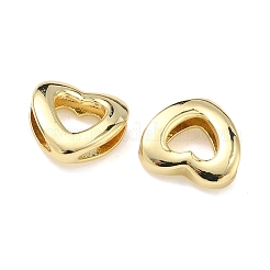 Brass Heart Linking Rings&nbsp;KK-B170-17G